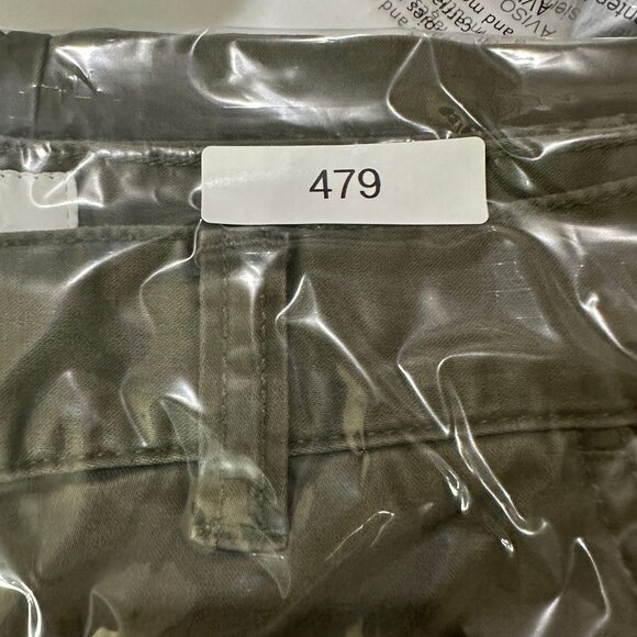 Current/Elliott Olive Green Ankle Pants Womens Size 28 Cotton Comfortable - Picture 14 of 14